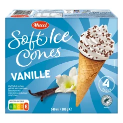 MUCCI Soft Ice Cones* Waffeleis & Eis Am Stiel Bei Aldi Nord.