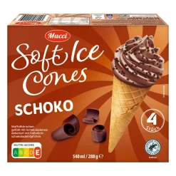 MUCCI Soft Ice Cones* Waffeleis & Eis Am Stiel Bei Aldi Nord.