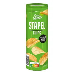 SUN SNACKS Stapelchips* Chips & Salzgebäck Bei Aldi Nord.