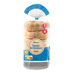GOLDÄHREN Toastbrötchen Dinkel* Brot & Toast Bei Aldi Nord.|Vegane Fertigprodukte & Vorräte Bei Aldi Nord.
