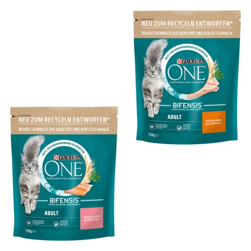 PURINA ONE® Trockenfutter Adult* Katzenfutter & Katzenstreu Bei Aldi Nord.