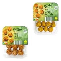 MYVAY Vegane Falafel- / Gemüsebällchen* Veganer Fleischersatz Bei Aldi Nord.