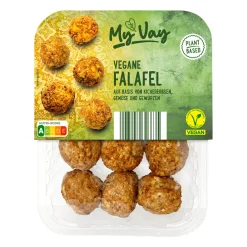 MYVAY Vegane Falafel- / Gemüsebällchen* Veganer Fleischersatz Bei Aldi Nord.