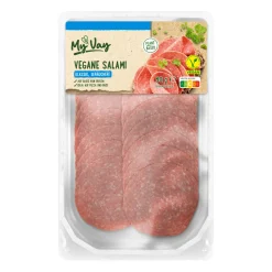 MYVAY Vegane Salami* Schinken & Salami Bei Aldi Nord.
