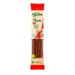 MYVAY Vegane Tyrolini / Wurzerl* Würstchen & Snackwurst Bei Aldi Nord.|Veganer Fleischersatz Bei Aldi Nord.