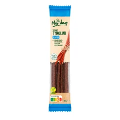 MYVAY Vegane Tyrolini / Wurzerl* Würstchen & Snackwurst Bei Aldi Nord.|Veganer Fleischersatz Bei Aldi Nord.