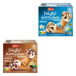 MUCCI Waffelhörnchen* Waffeleis & Eis Am Stiel Bei Aldi Nord.