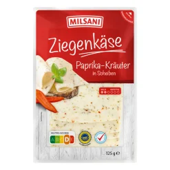 MILSANI Ziegenkäse* Scheibenkäse & Geriebener Käse Bei Aldi Nord.